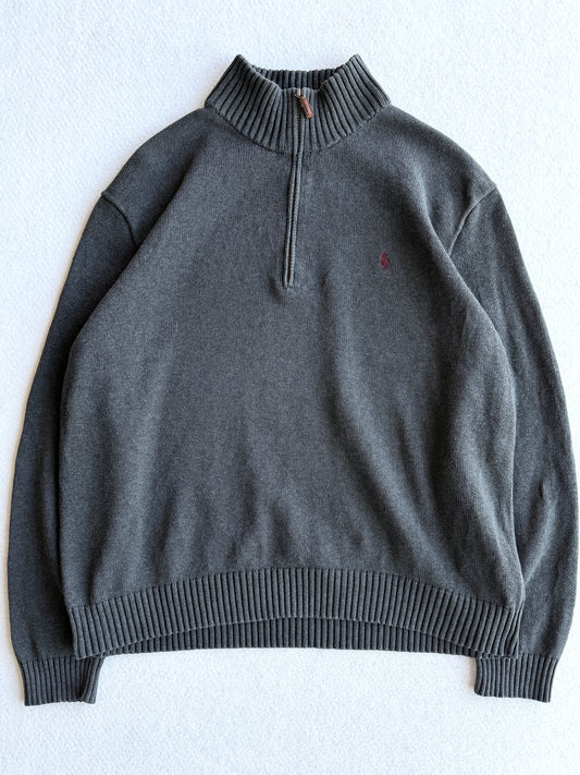 Maglia vintage Ralph Lauren 1/4 zip tg XXL