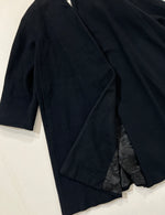 Carica l&#39;immagine nel visualizzatore di Gallery, Cappotto vintage Ferre in lana/cashmere nero tg M
