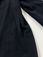 Carica l&#39;immagine nel visualizzatore di Gallery, Cappotto vintage Ferre in lana/cashmere nero tg M
