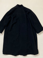 Carica l&#39;immagine nel visualizzatore di Gallery, Cappotto vintage Ferre in lana/cashmere nero tg M
