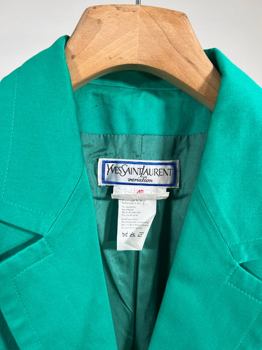 Blazer vintage YSL verde tg 40