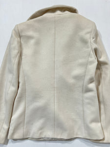 Cappotto vintage Max Mara lana panna tg M