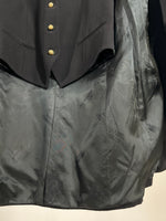 Carica l&#39;immagine nel visualizzatore di Gallery, Blazer &amp; gilet vintage C. Pignatelli nero tg M
