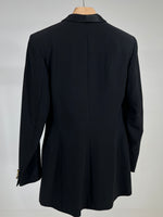 Carica l&#39;immagine nel visualizzatore di Gallery, Blazer &amp; gilet vintage C. Pignatelli nero tg M
