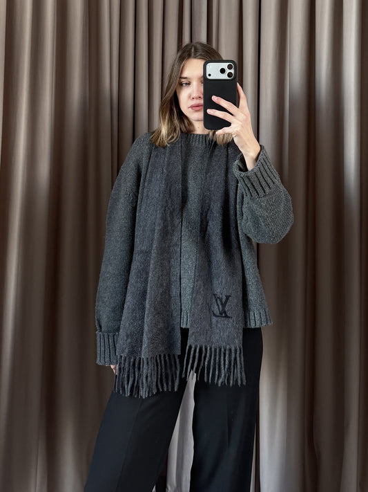 Sciarpa vintage Vuitton 100% cashmere