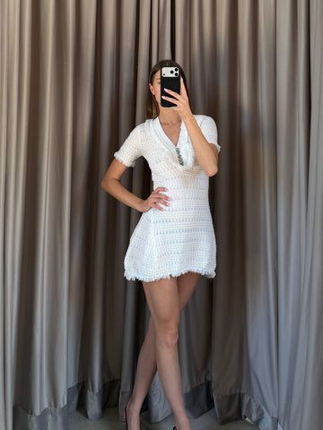 Vestito vintage Chanel avorio tg XS
