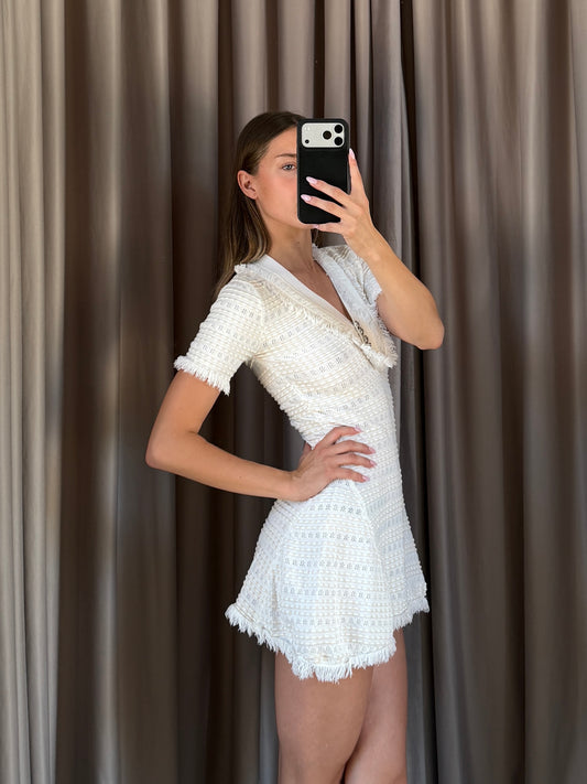 Vestito vintage Chanel avorio tg XS