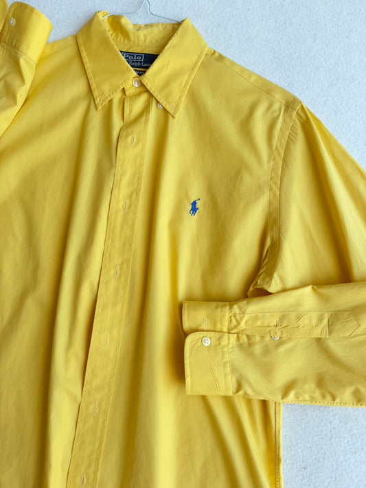Camicia vintage Ralph Lauren giallo tg M