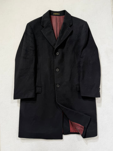 Cappotto vintage Loro Piana 100% cashmere nero tg XL