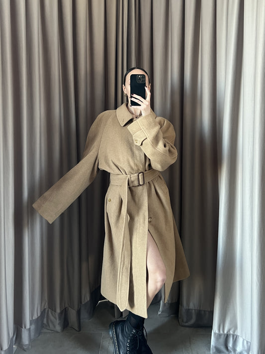 Cappotto Burberry vintage cammello tg XL