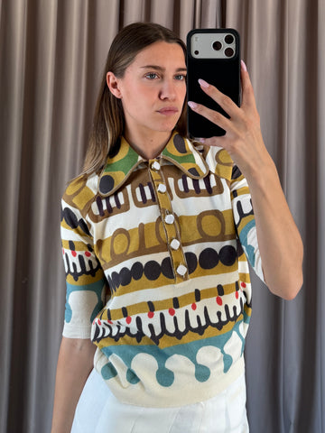 Chloé Polo in Maglia di Seta tg XS/S