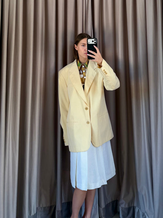 Blazer vintage Yves Saint Laurent burro tg 50
