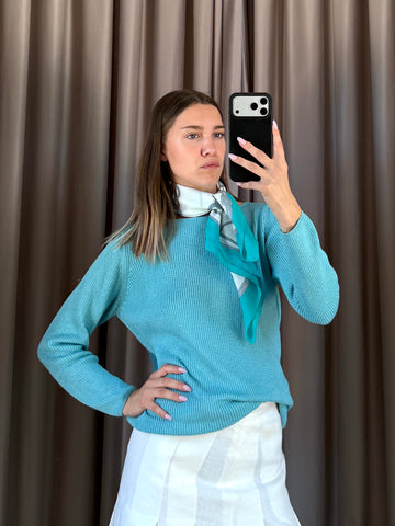 Maglia vintage Loro Piana 100% seta tg 40