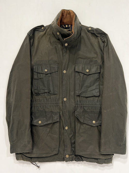 Giacca vintage Barbour verde tg XL