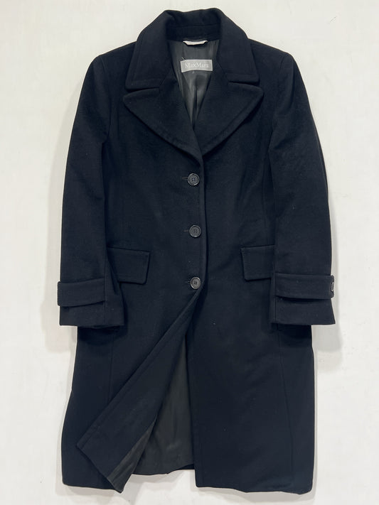 Cappotto vintage Max Mara nero tg M