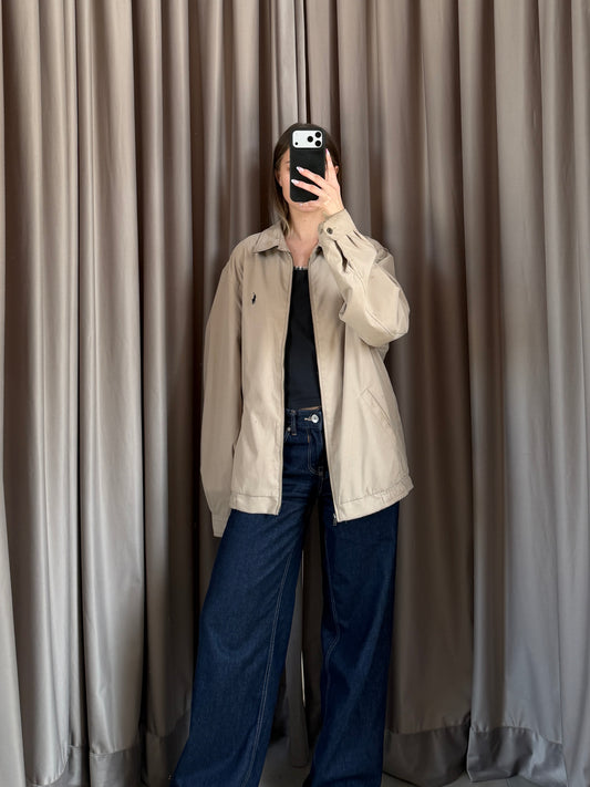 Giacca Harrington vintage Ralph Lauren beige tg L