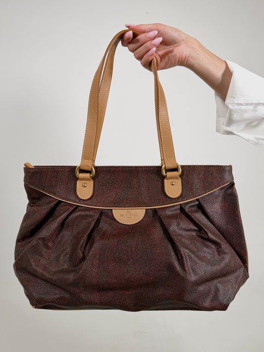 Borsa vintage Etro pelle a mano