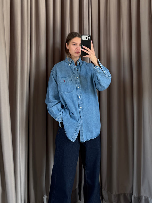 Camicia vintage Ralph Lauren denim tg S/M