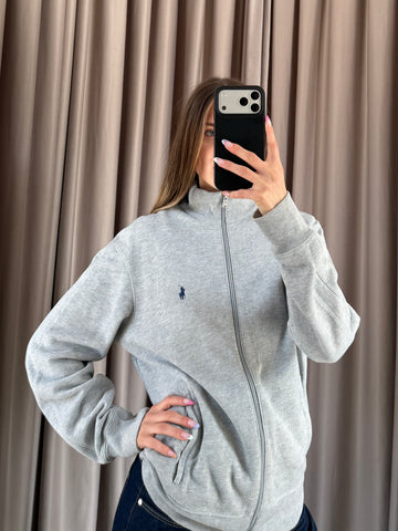 Felpa vintage Ralph Lauren grigio tg S