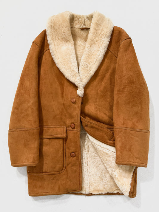 Montone vintage Shearling whisky tg L/XL