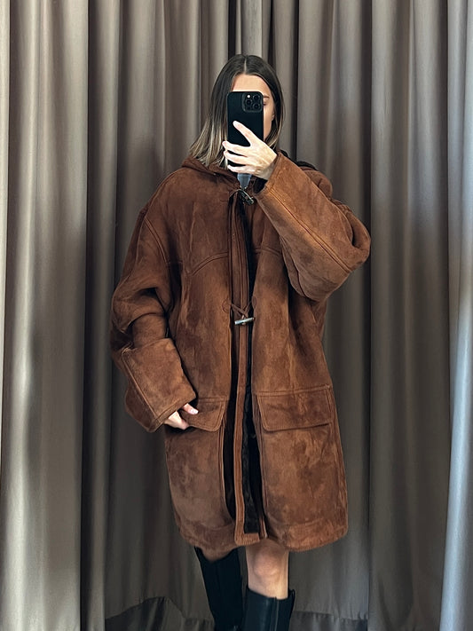Montone montgomery vintage Shearling tg XL