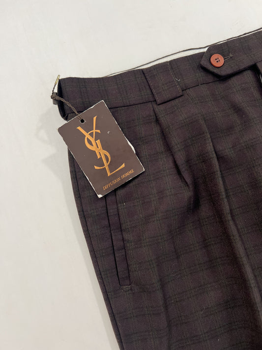 Pantalone vintage Yves Saint Laurent lana tg L