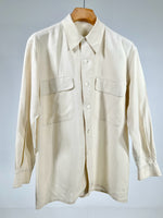 Carica l&#39;immagine nel visualizzatore di Gallery, Camicia vintage in seta beige tg M
