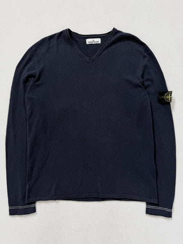 Maglia vintage Stone Island blu cotone tg XL