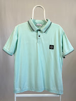 Carica l&#39;immagine nel visualizzatore di Gallery, Polo vintage Stone Island menta tg M
