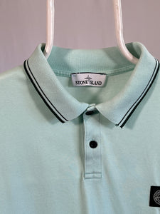 Polo vintage Stone Island menta tg M