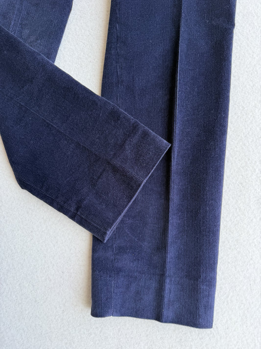 Pantalone vintage Etro velluto blu tg 44