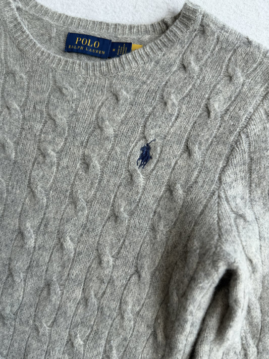 Maglia vintage Ralph Lauren treccia cashmere S/M