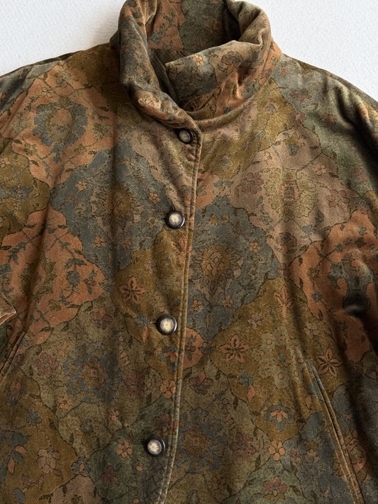 Giacca vintage Max Mara velluto fantasia tg 44