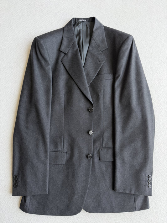 Abito vintage Valentino grigio lana tg M