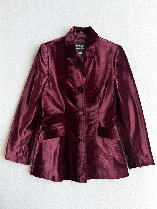 Blazer vintage Versace velluto tg 40