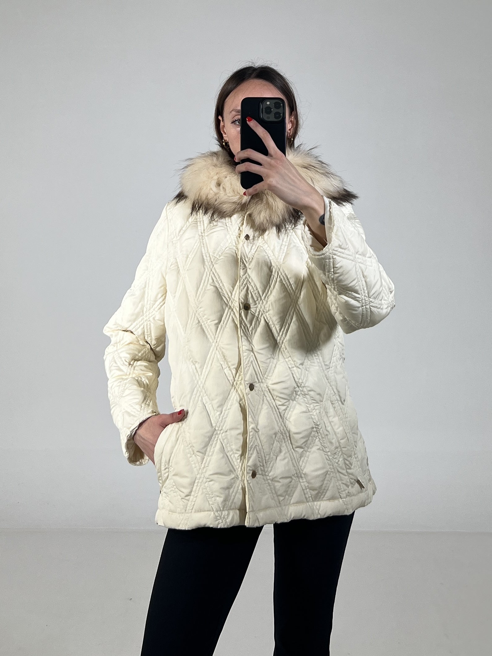Giacca vintage Moncler con cappuccio tg S – Apotheke vintage