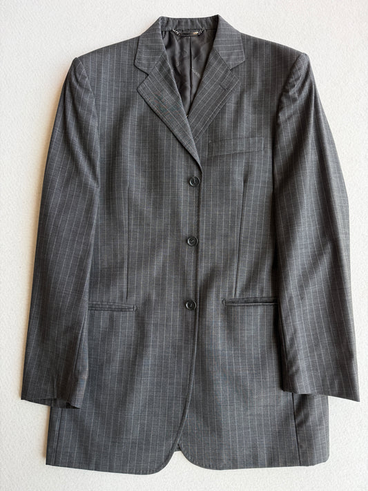 Abito vintage Dolce & Gabbana 3 pezzi gessato tg 48
