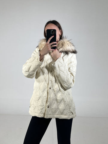 Giacca vintage Moncler con cappuccio tg S