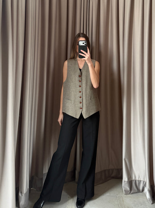 Gilet vintage Yves Saint Laurent lana tg L