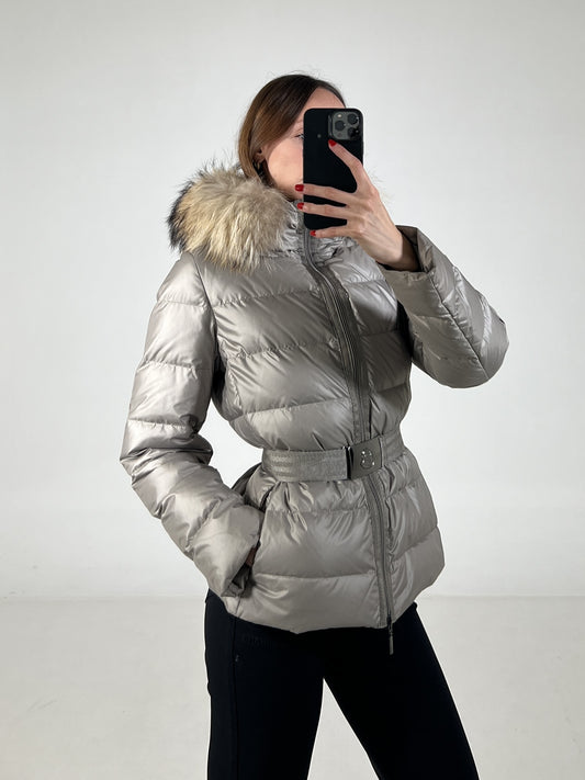 Giacca vintage Moncler grigio tg S