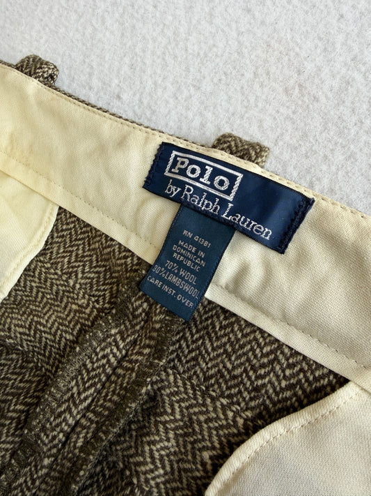 Pantalone vintage Ralph Lauren in lana tg 48/50