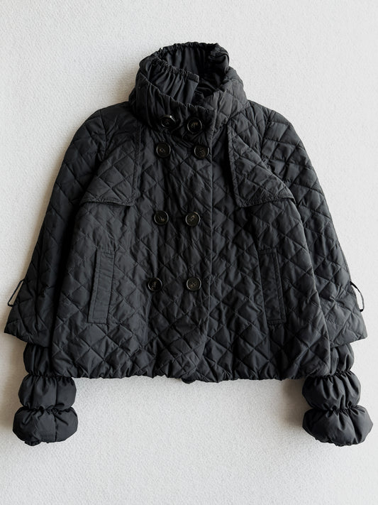 Giacca vintage Moncler corto nero tg M