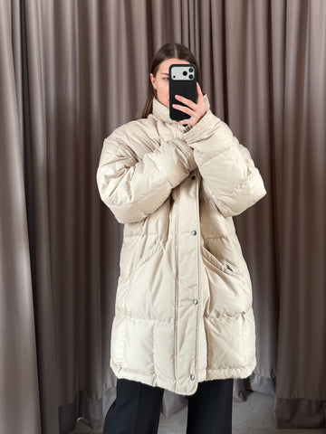 Piumino vintage Fay beige tg XL+