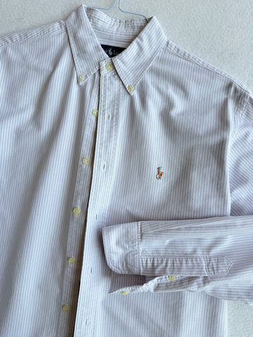 Camicia vintage Ralph Lauren righe lilla tg M