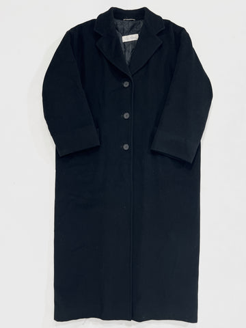 Cappotto vintage Max Mara nero lana tg L