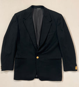 Blazer vintage Versace nera cashmere tg L