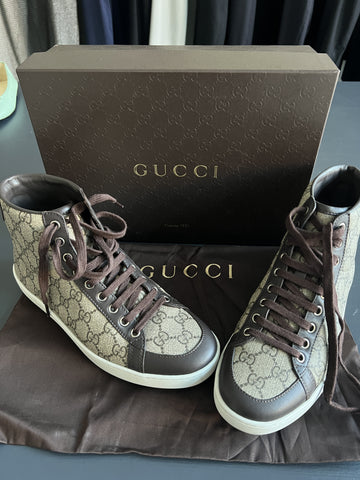 Scarpe vintage Gucci monogram tg 39 con dust bag e scatola