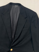 Carica l&#39;immagine nel visualizzatore di Gallery, Blazer vintage Versace nera cashmere tg L
