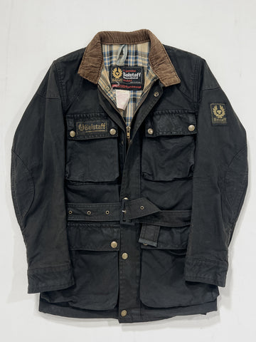 Giacca vintage Belstaff antracite cerato tg S