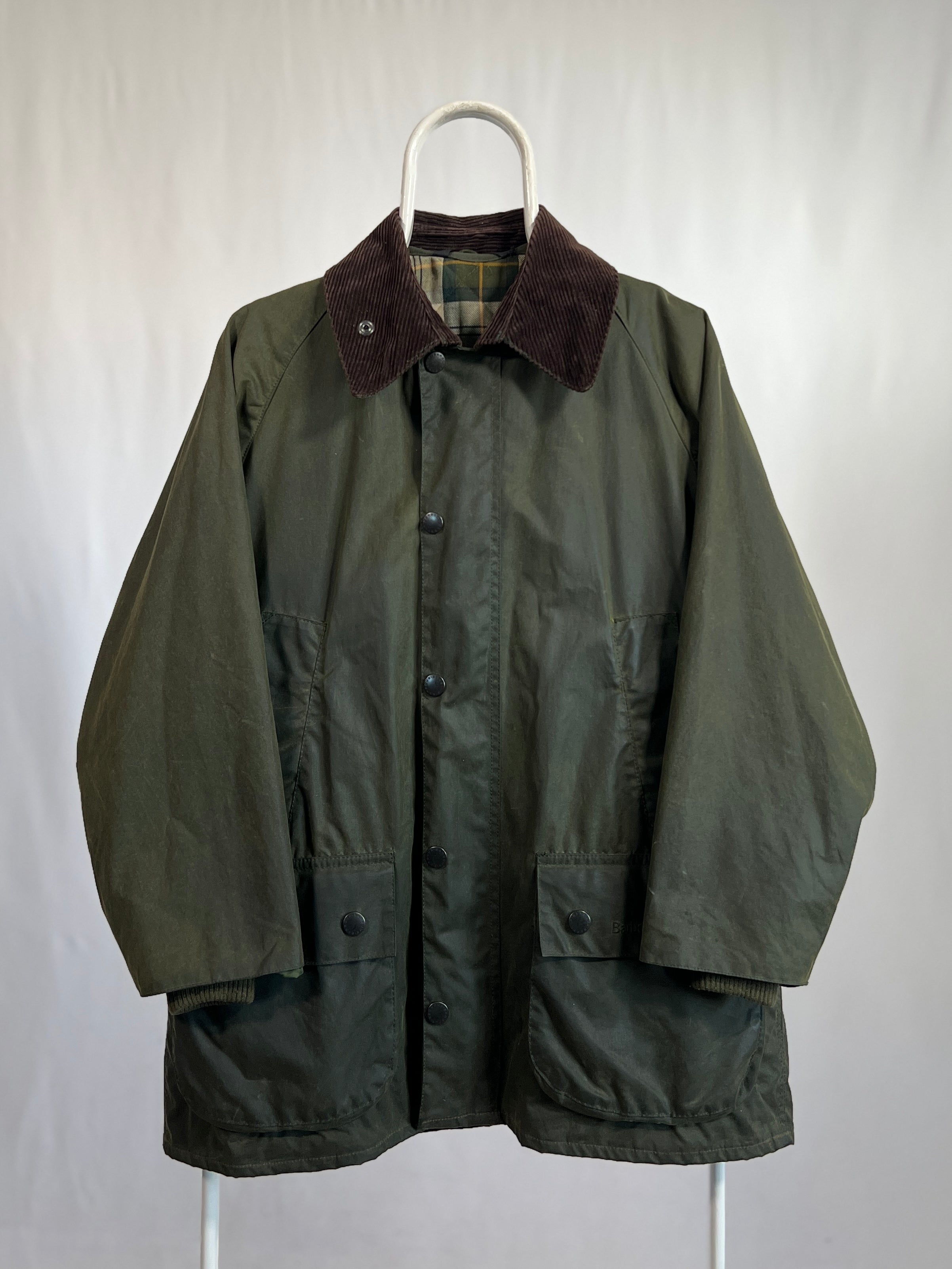 Giacca vintage Barbour Bedale con interno tg S